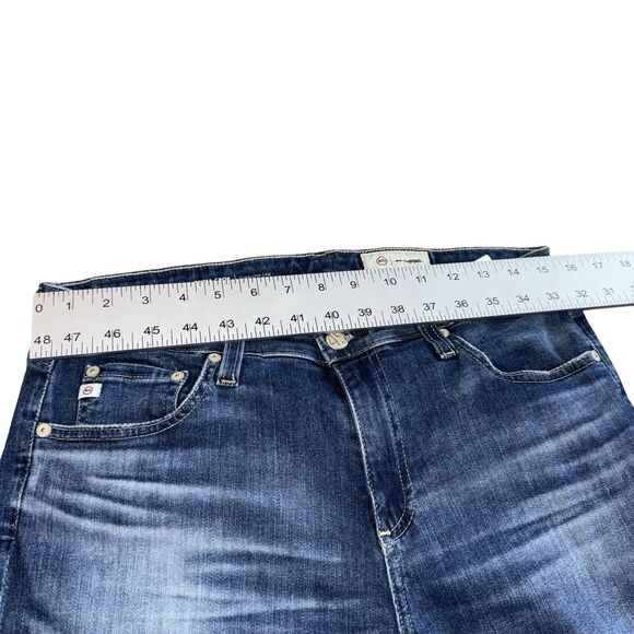 AG Adriano Goldschmied The Prima Ankle Cigarette Leg Jeans Size 30R Stretch Blue - Picture 11 of 16
